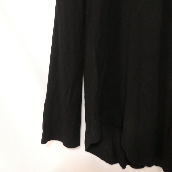ADDITION ELLE | 1X | Classic Black Long Sleeve Pullover V-Neck Top - Picture 6 of 14
